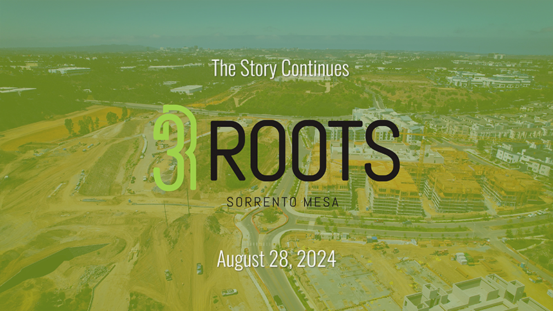 Construction update at 3Roots in Sorrento Mesa