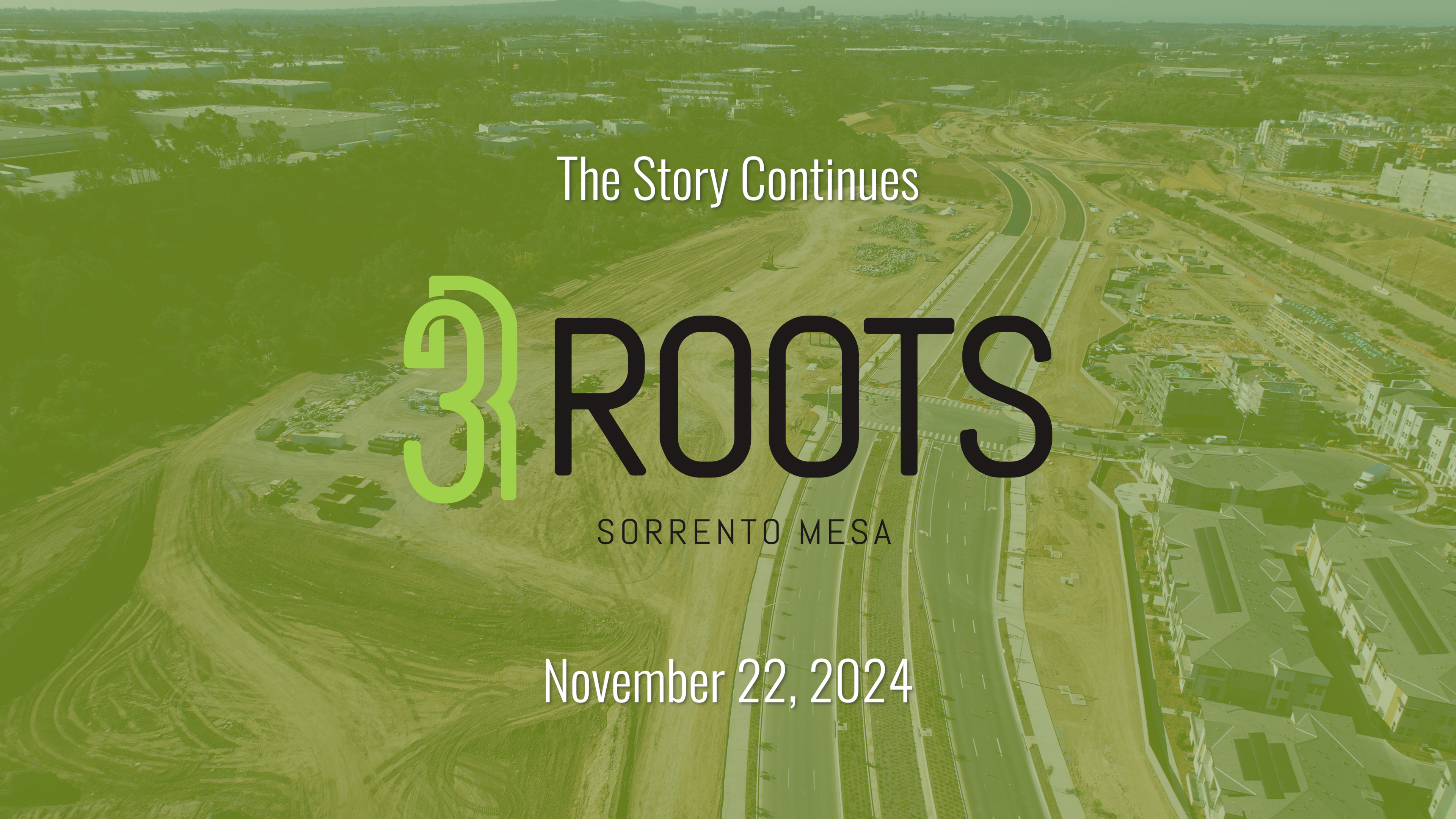 Construction update at 3Roots in Sorrento Mesa